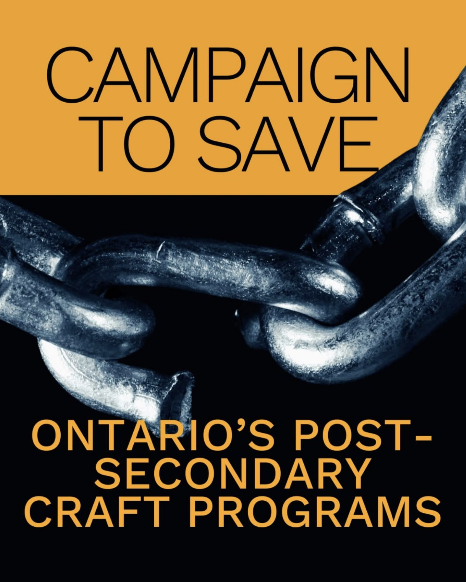 SAVE ONTARIO'S CRAFT-BASED SCHOOLS