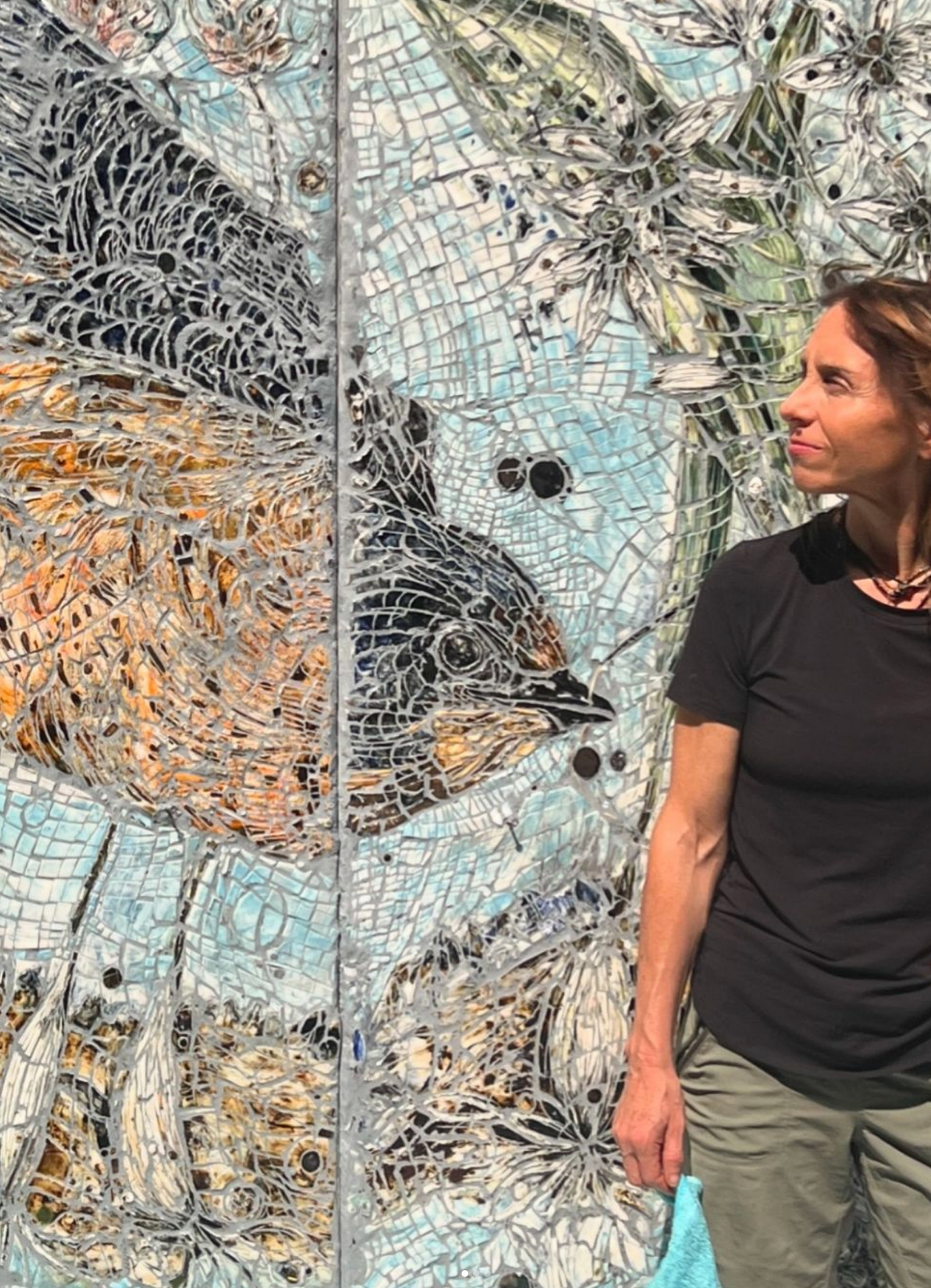 La Traverse: Lisa Creskey's mosaic at the new town hall in La Pêche will be unveiled November 18
