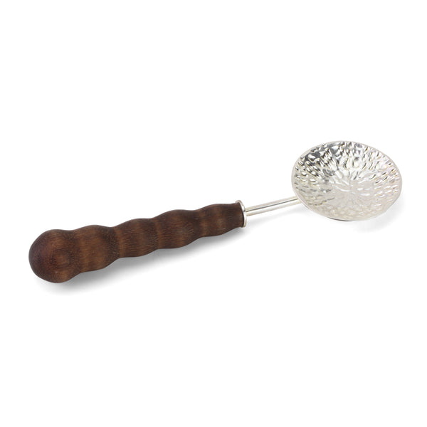 Sugar Spice and Everything Nice Spoon, hand fabricated in sterling silver with hardwood handle.