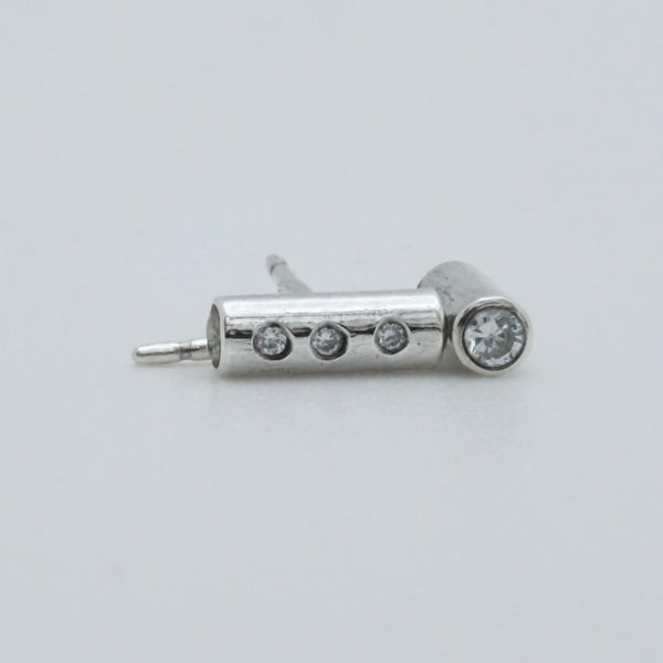 Mini Cylinder Stud Earrings by Brooklyn Soucie