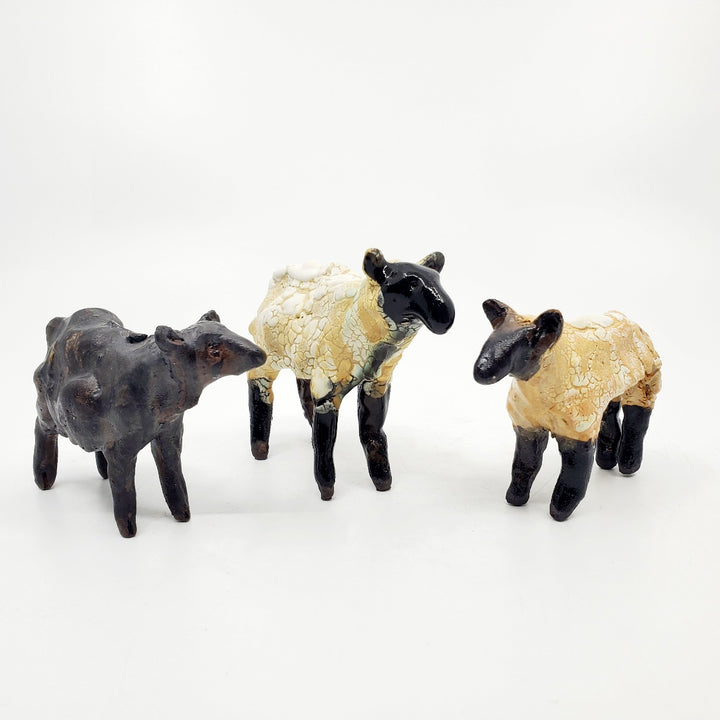 Small Sheep - small ceramic sculptures. - SMALL