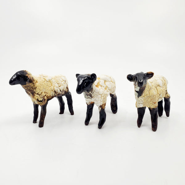 Small Sheep - small ceramic sculptures. - TINY