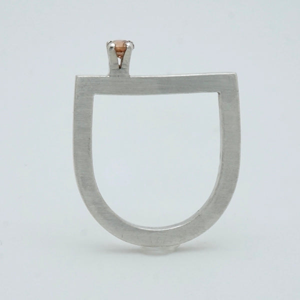 Andalusite Square Top Ring by Brooklyn Soucie