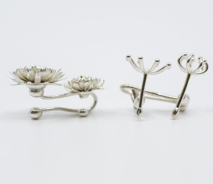 Dandelion Movement Sterling Mouthpiece by MinSeo Whee - side view