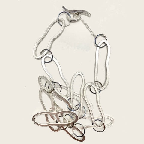 Sterling Silver Loop Chain by Andrew Goss