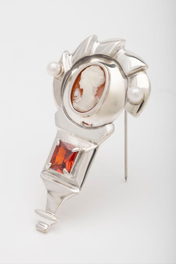 Victorian Splendor, Pendant and Brooch Set by David Gomez - Brooch only