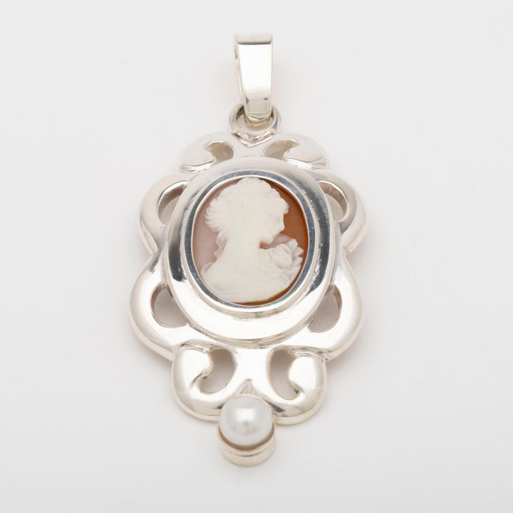Victorian Splendor, Pendant and Brooch Set by David Gomez - Pendant only