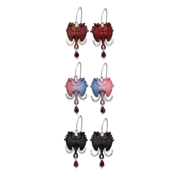 Bleeding Heart Earrings by Elinor Nelson-Hachey