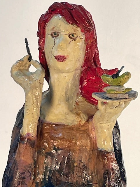 Pickle?, Ceramic Sculpture by Erin Robertson
