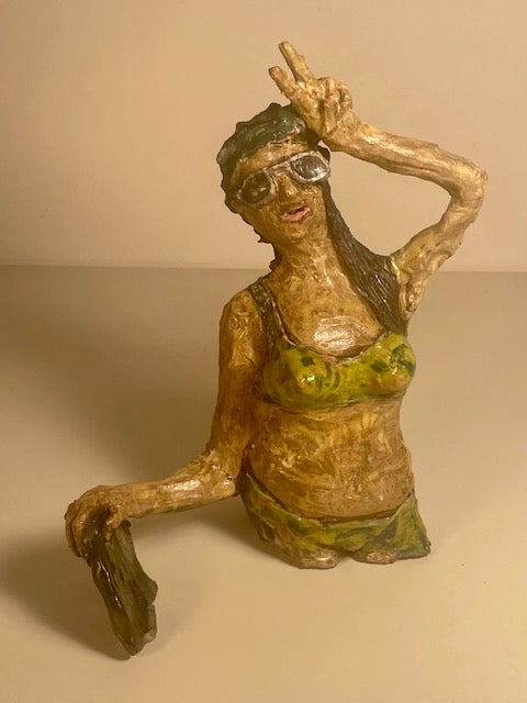 River Witch, Ceramic Sculpture by Erin Robertson
