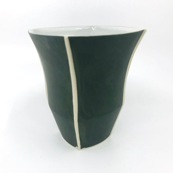 Tall slip-cast porcelain&nbsp;cup