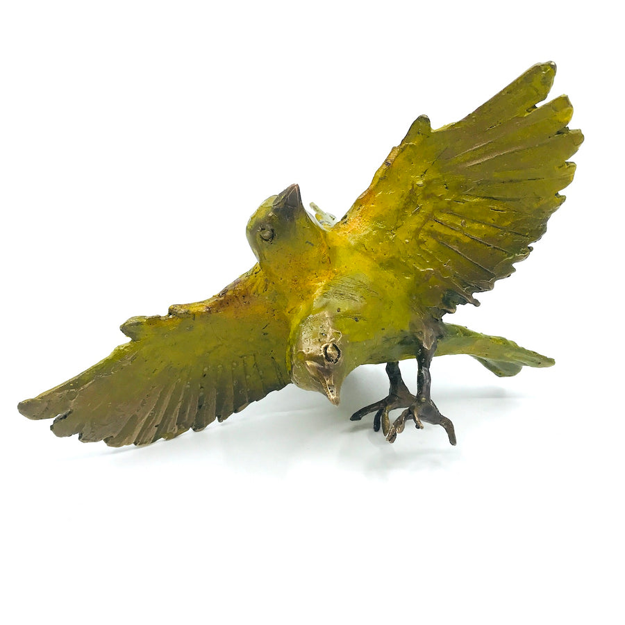 Bird Pair Cast in Bronze by Erin Robertson