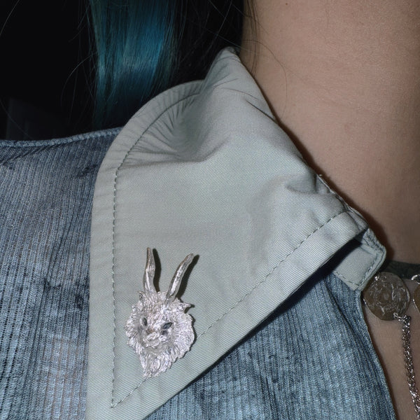 Bai Ze Silver Pin by Yiqi Sun