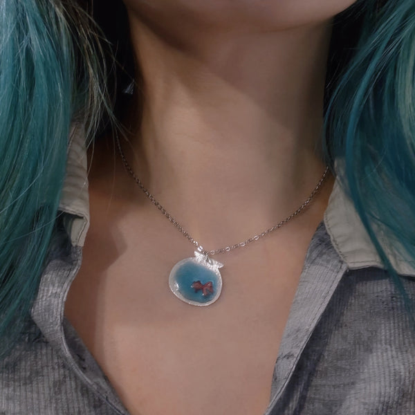 Goldfish Bowl Pendant by Yiqi Sun