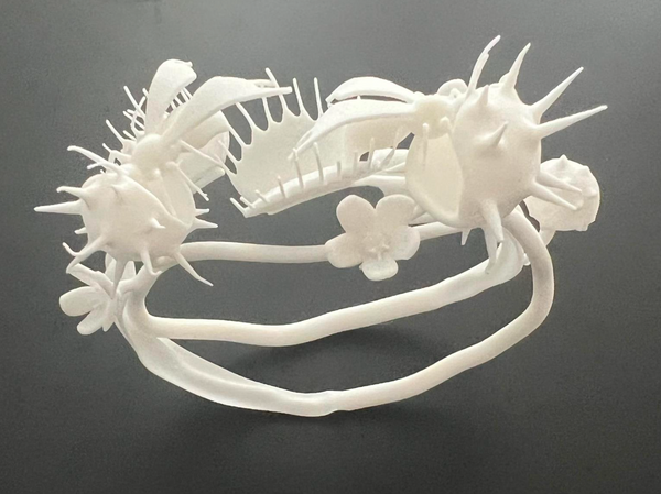Venus Fly Trap Bangle by Jessica Li