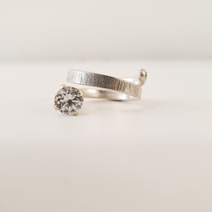 Jessica Li cz and sapphire ring