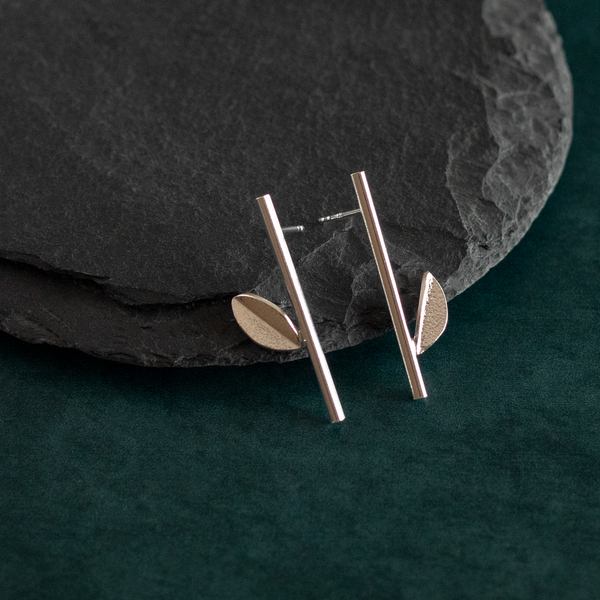 Branch Earrings by Zohre Khodarapast