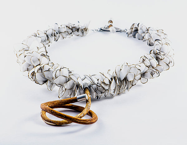 1000 Memories, Mixed Media Necklace by Monika Urbaniak