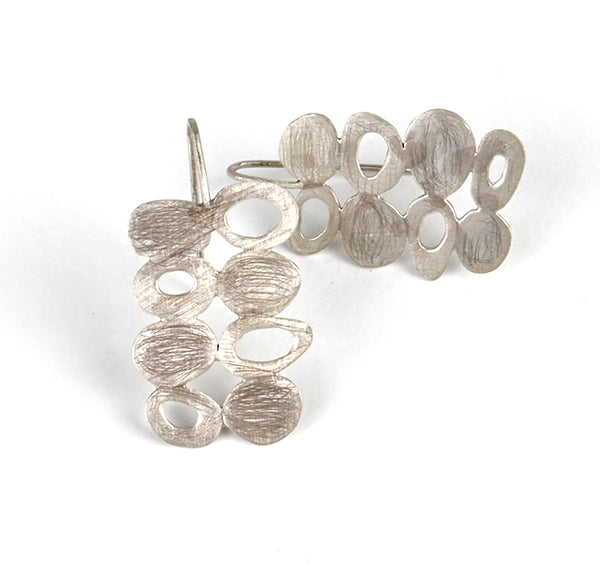 Silver Earrings by Monika Urbaniak