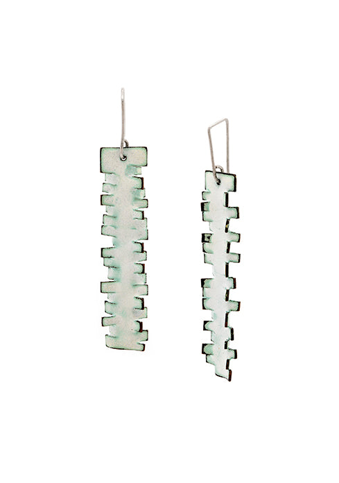 Enameled Earrings by Monika Urbaniak