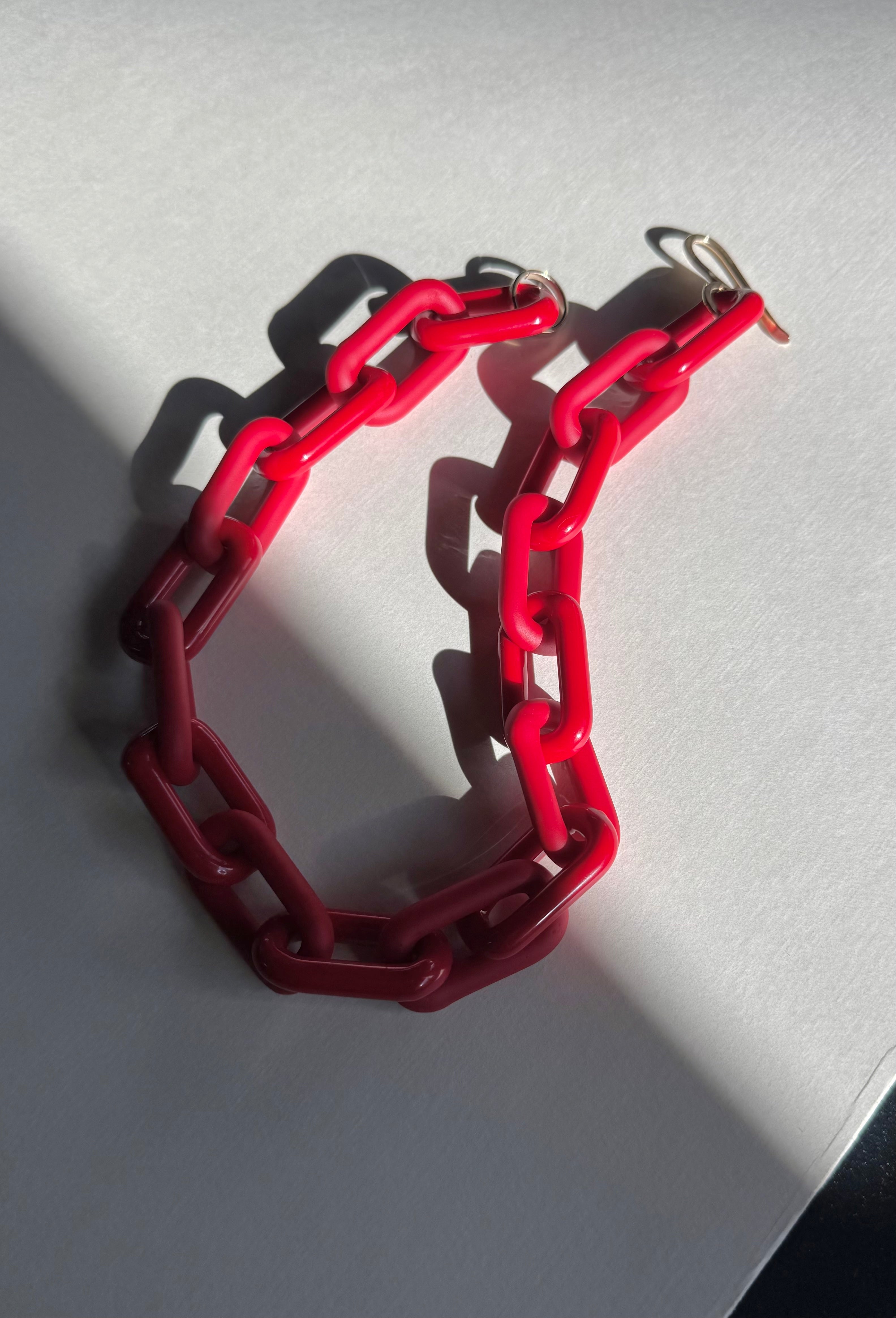 Red Glass Chain Necklace by Minori Takagi – L.A. Pai Gallery