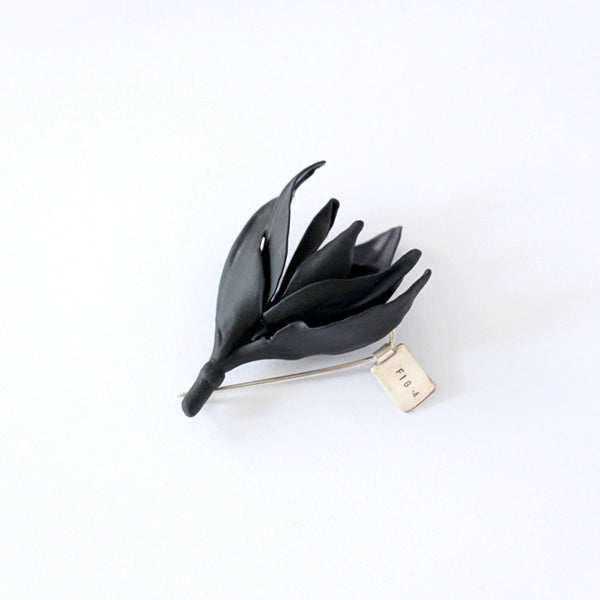 Remnant, Painted Bronze and Copper Brooch by Katherine McHugh
