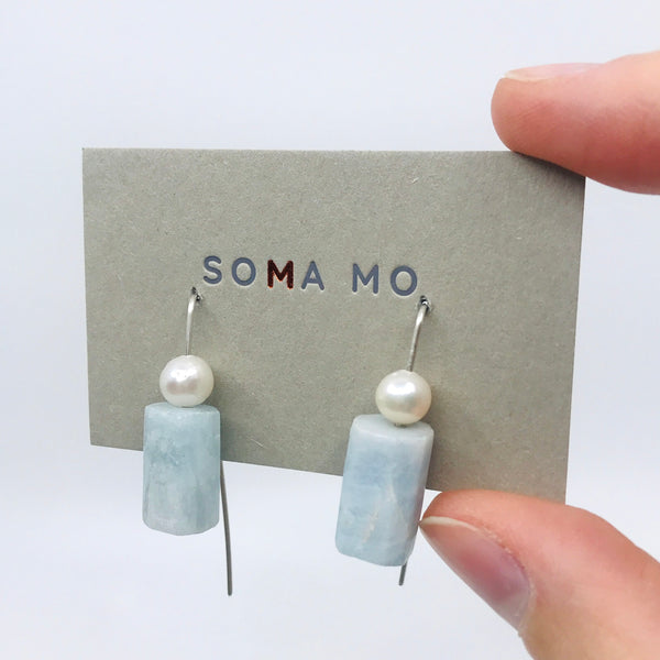 aqua earring