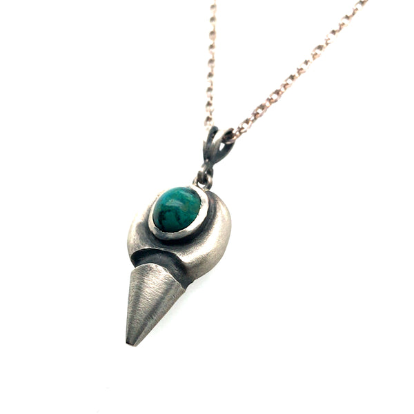 Malachite Pendant by Jean-Eudes Germain
