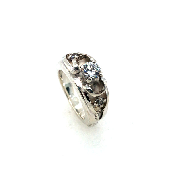Sparkling Cubic Zirconia Ring by David Gomez