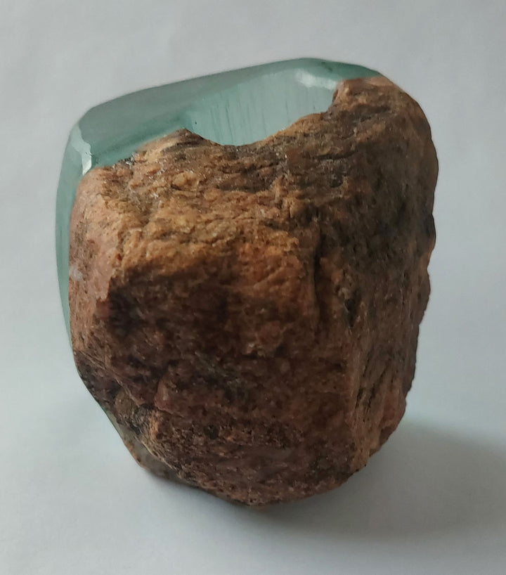 Stone and Glass Vase   Fused rock and recycled plate glass.