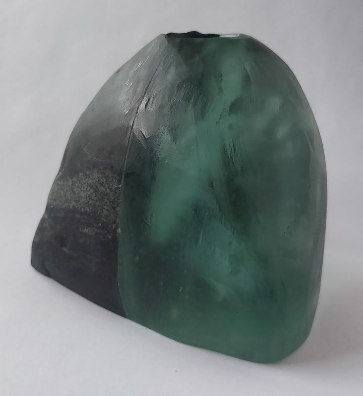 Stone and Glass Vase   Fused rock and recycled plate glass.