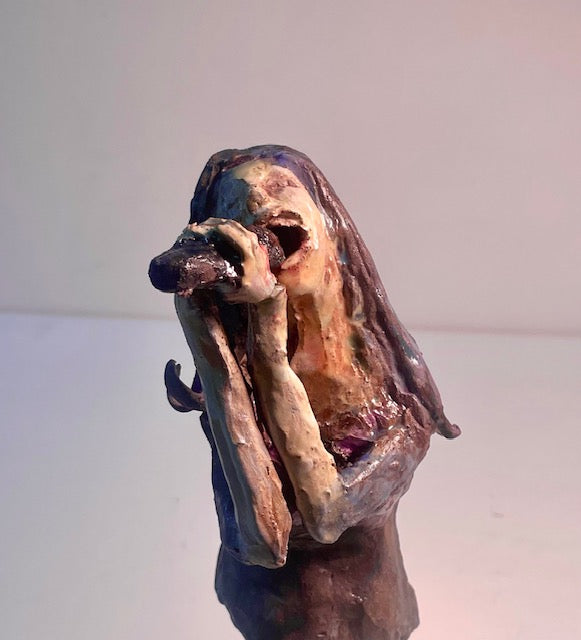 Chanteuse, Ceramic Sculpture by Erin Robertson