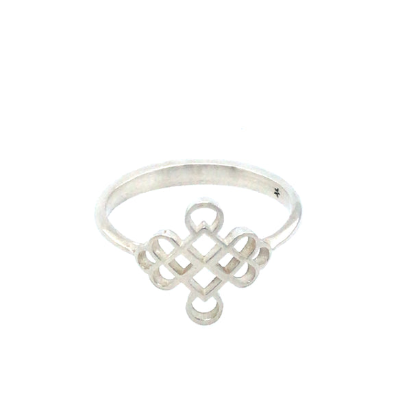 Large Knot Ring in Silver by Melody Juthamongkol