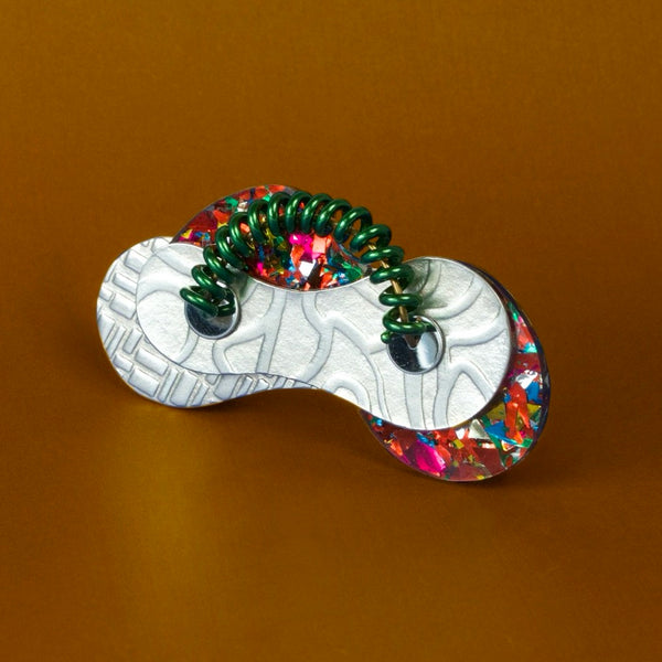 Multicolour Playground Brooch by Laura Papworth