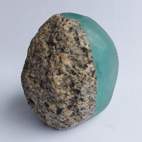 Stone and Glass Vase   Fused rock and recycled plate glass.  3.25 w x 3.5 h x 2.75 d inches