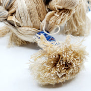 The Thinker - Cotton thread wall sculpture.