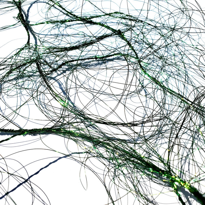 Green - Green wire sculpture. 