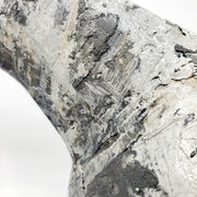 Small Gray Horse 2. The sculpture's beautiful dappled texture was achieved with layers of coloured engobes and glazes. This sturdy steed measures 40 x 10 x 30 cm.
