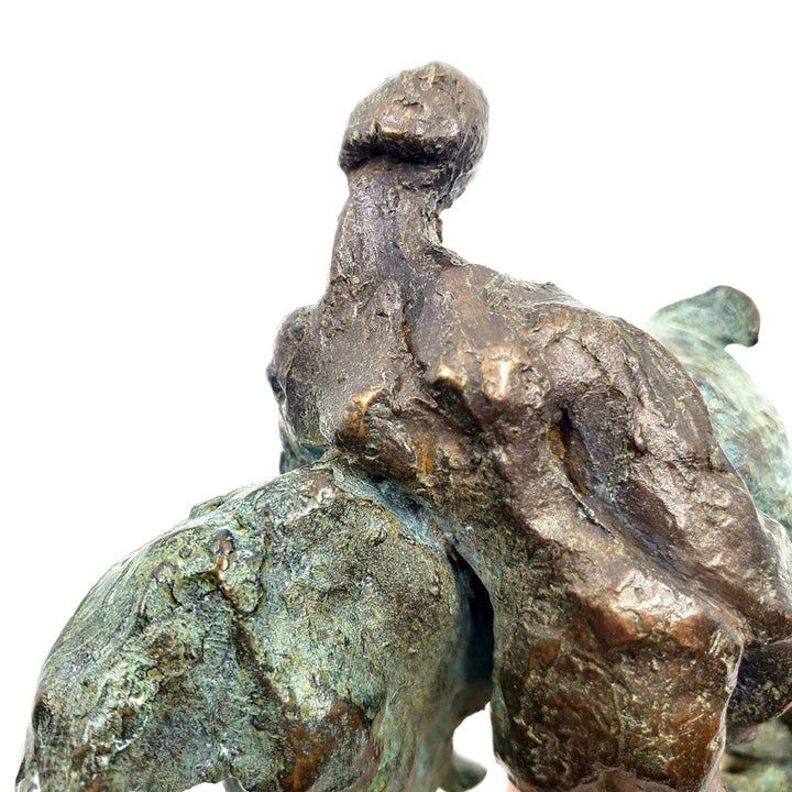 Danse, 2012. Unique cast bronze sculpture (1/1 edition) of a horse and a woman.