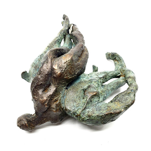 Danse, 2012. Unique cast bronze sculpture (1/1 edition) of a horse and a woman.