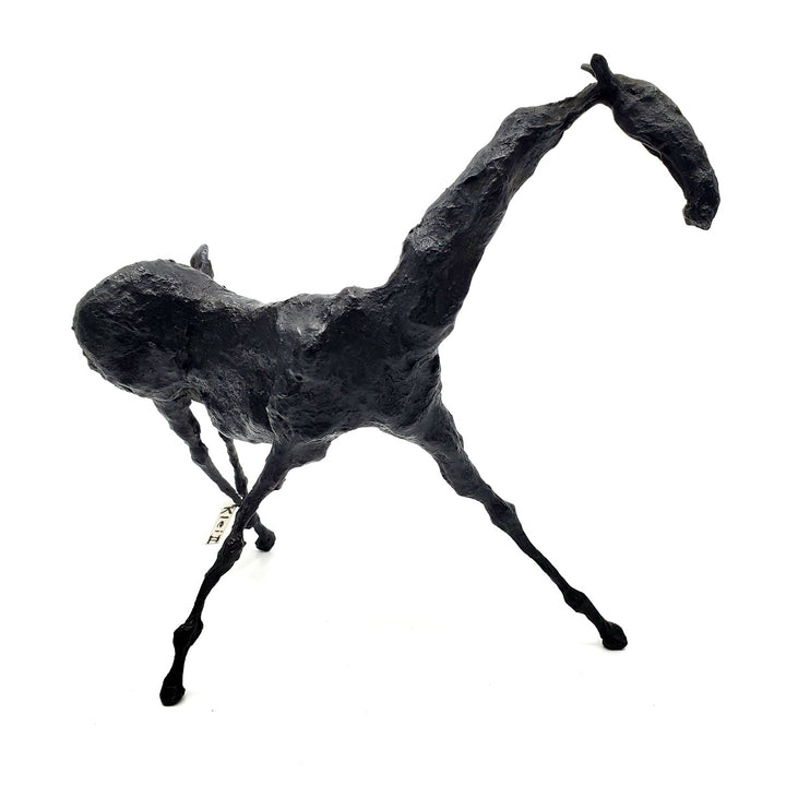 Klei II, 2007. Cast bronze sculpture of a horse. 21 x 24 x 14cm.