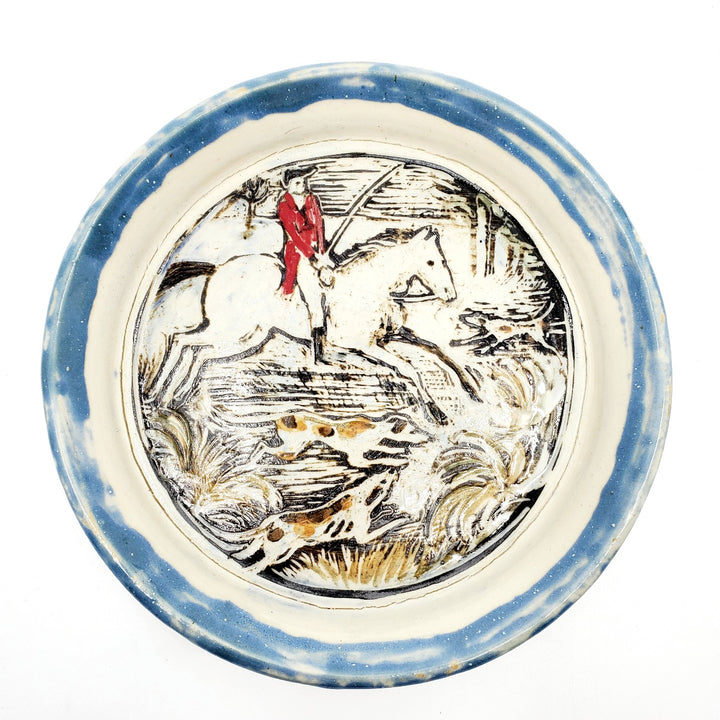 Ceramic plate: Horse Rider.