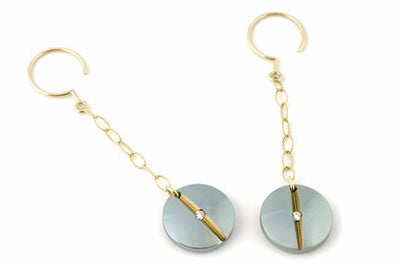 Christine Dwane diamond earrings