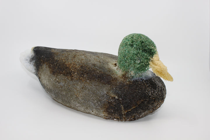 Glass duck by Gayle Buzzi