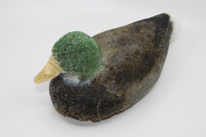 Glass duck by Gayle Buzzi