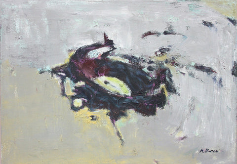Nest, 2015. Oil on panel, 15 x 21".
