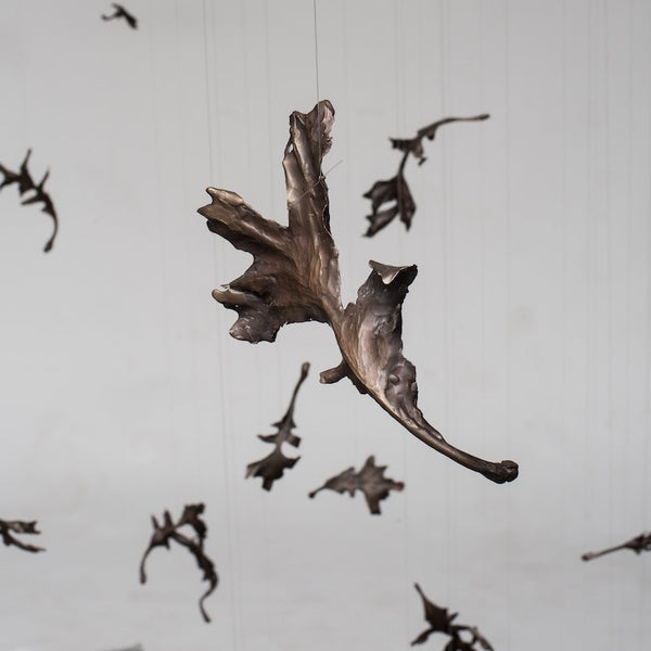 Oak Leaves in Bronze by Anna Williams