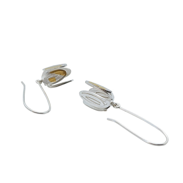 silver and gold drops