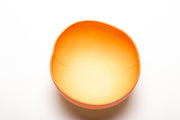 Small Bowl 11 - porcelain bowl in orange, with a gradation of yellow and orange.