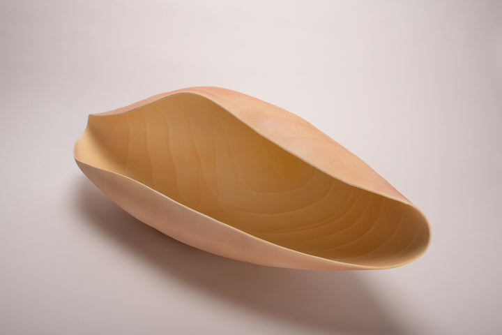 Still Breathing II, porcelain vessel side